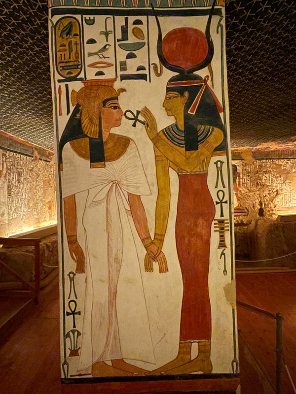 Because she is very beautiful. With Hathor, the cow, and also in a weird relationship with Horus. 