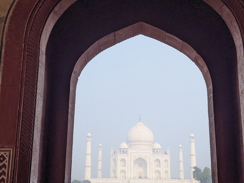 Feeling the touch of Taj