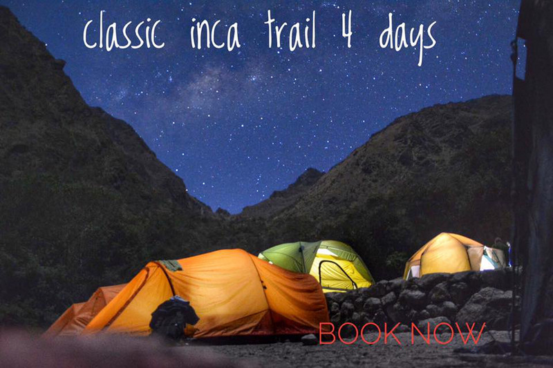 Classic Inca Trail to Machu Picchu 4 Days 