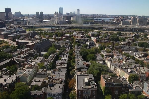 View from Bunker Hill monument.