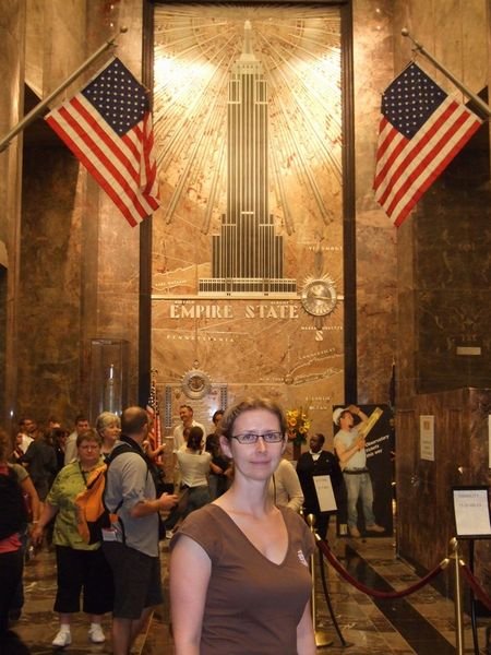 Empire State Building lobby.