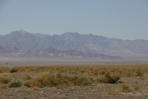 Death Valley mountains.