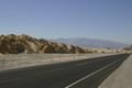 The road to Death Valley.