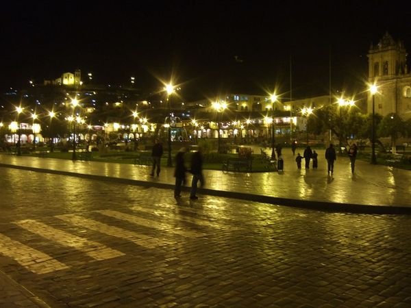 Cuzco Square at Night