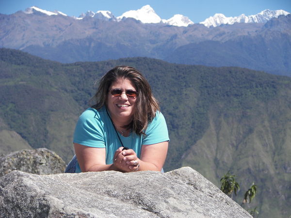 Stef at Machu Picchu
