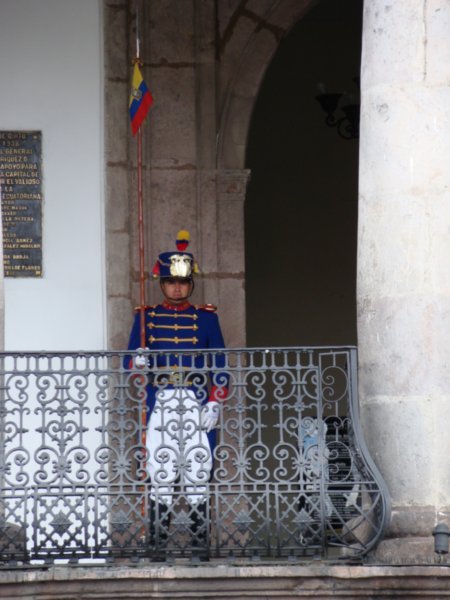 Guard to the President´s Palace