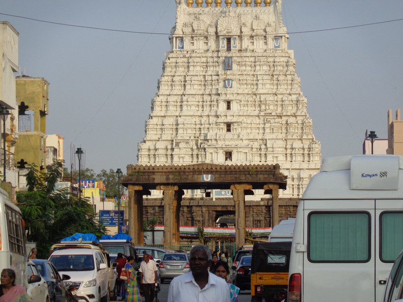 Varadaraja Perumal temple-Entrance Gopuram-Kanchipuram-Tamil Nadu-INDIA