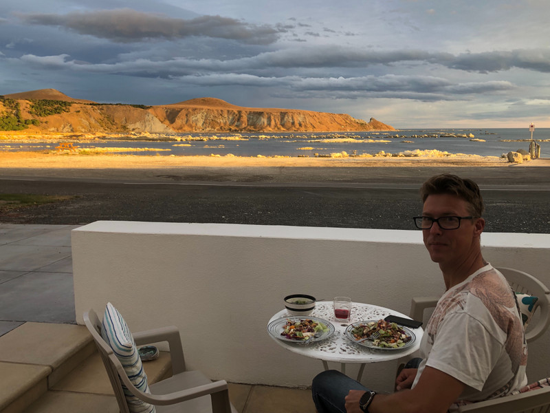 Dinner with a view in Kaikoura