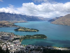 The view from the top of the gondola - Queenstown