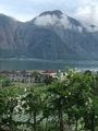 Lake Batur and Mt Agung from our hotel
