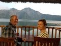 Dad and Daughter on Lake Batur