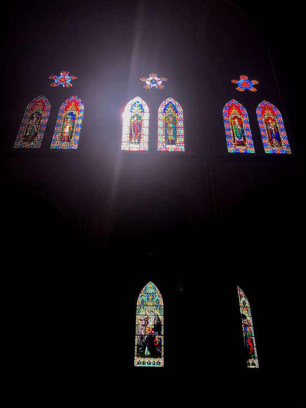 Stained Glass in La Basilica  