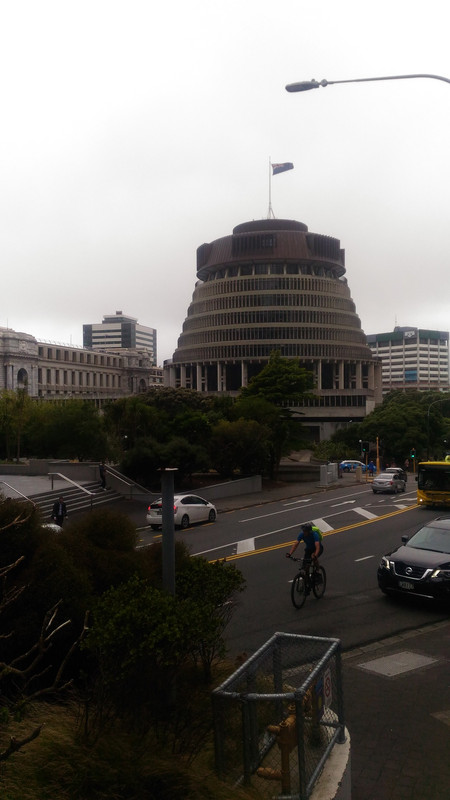 Budovy parlamentu a Beehive