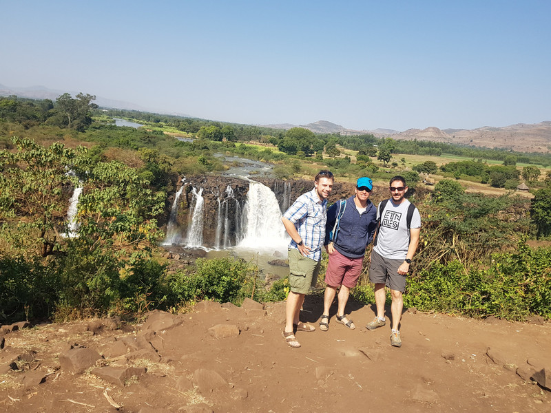 Enjoying Blue Nile Falls