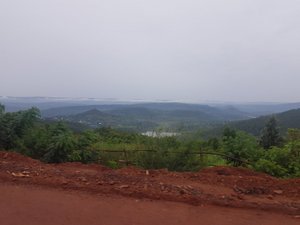 Rolling wet hills of Rwanda