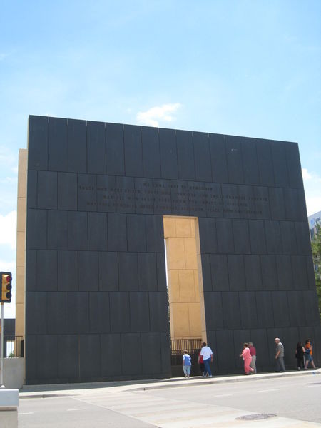 Entrance to the OK City Memorial