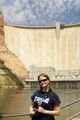 Amanda in Front of Glen Canyon Dam 