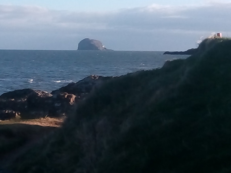 Bass Rock from North Berwick West Golf Course