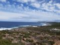 The view back along the coast line was beautiful