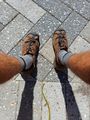 My trusty Keen Arroyo II Hiking sandals. Went all the way, so comfotable, just great.