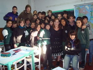 Me with Sr. Naón´s Geography Class