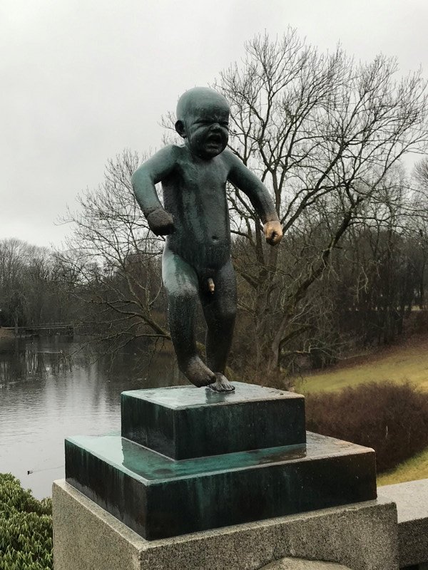 "Angry Boy" sculpture, Vigeland Sculpture Park
