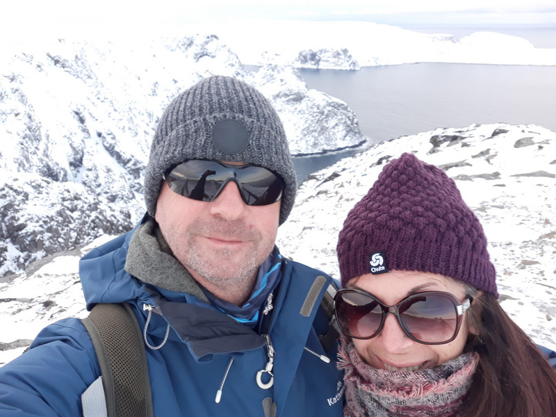 All rugged up - North Cape