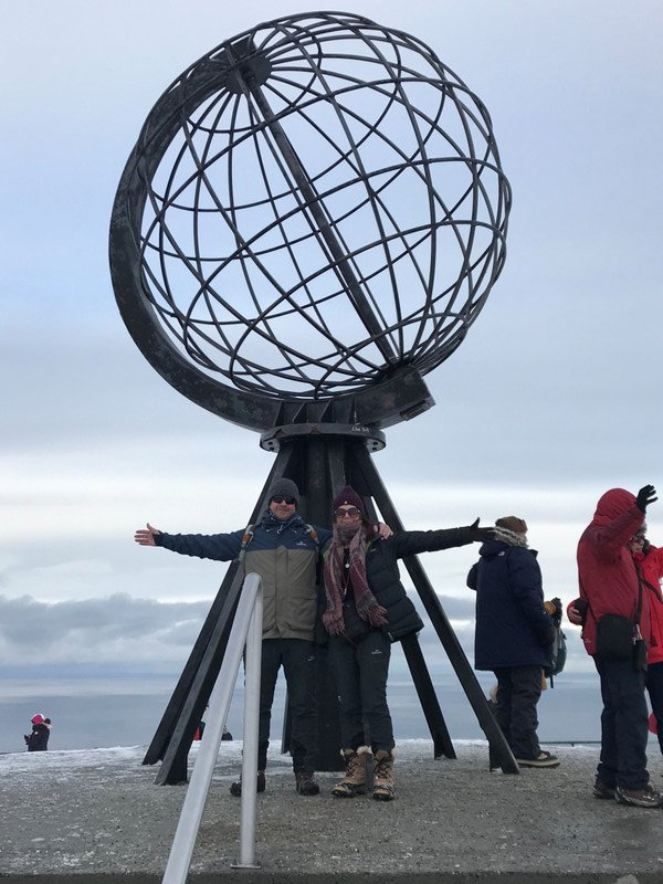 The iconic 'globe' sculpture
