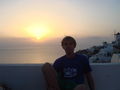 Me at sunset in Oia