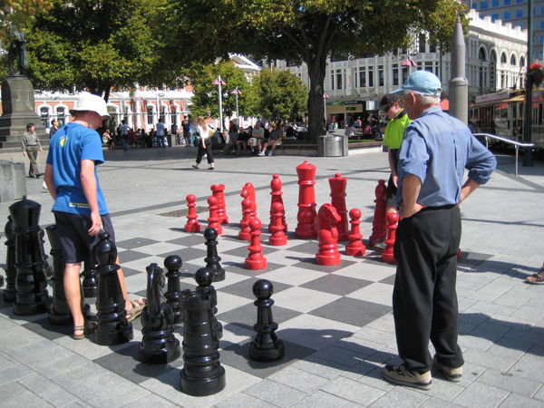 Chess in Cathedral Square