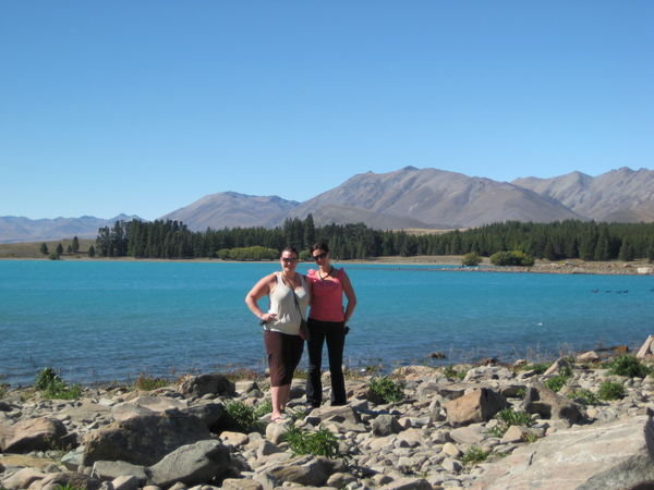 Me and spud at Lake Tepako