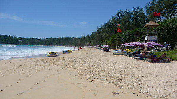 Karon Beach - two minutes from our hotel!