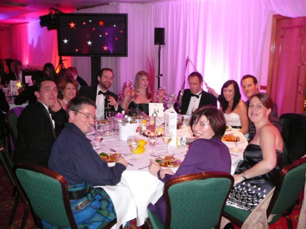 The Pru Markeing Awards Dinner in Scotland