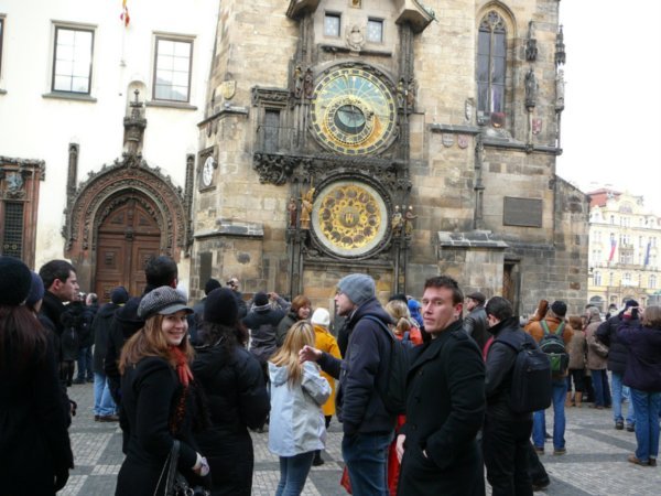 Cat and Joel get the history on the Astronomical Clock