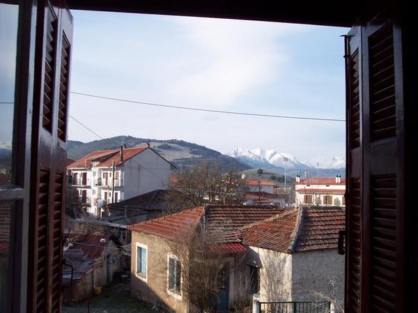 view of the mountains from our Domatia