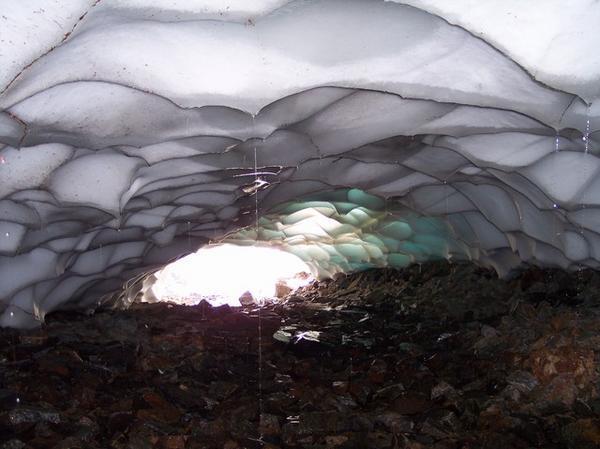 Snow Cave near Lake Helen