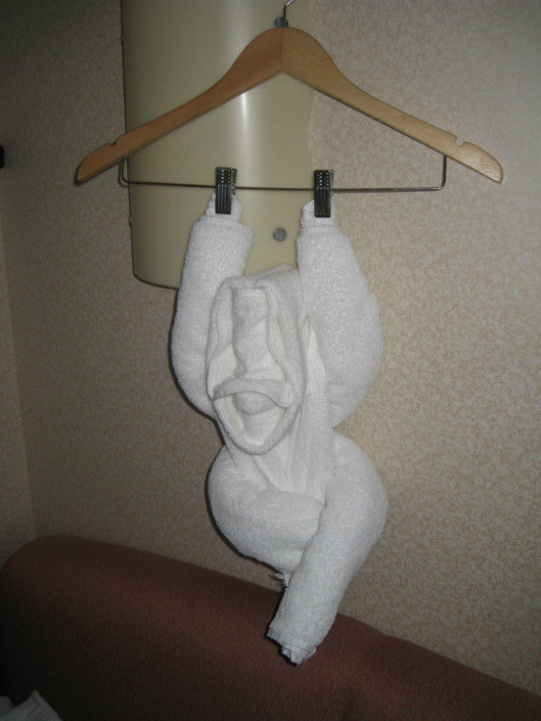 Towel monkey