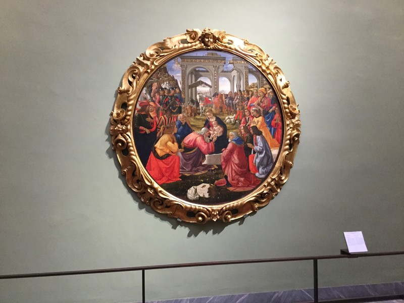 Painting in the Uffuzi gallery 