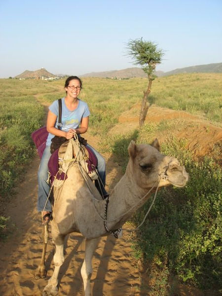 Rachel and her Shanti camel
