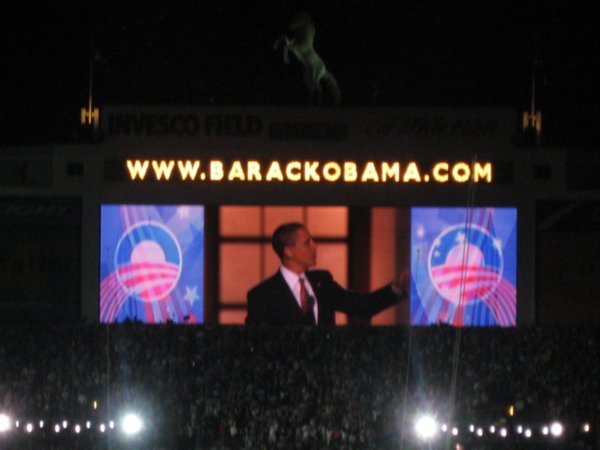 Barack on the big screen