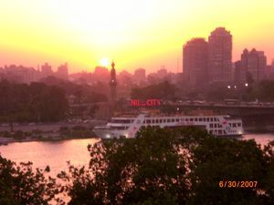 Last sunset over Cairo (1 of 2)
