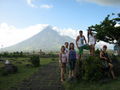 the barkada's with Mt. Mayon as backdraft