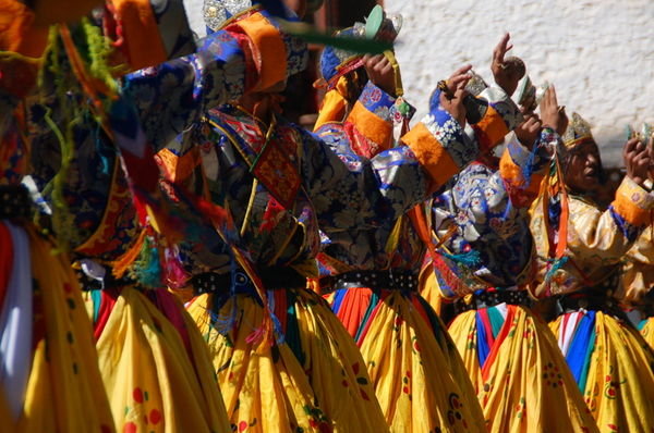 one of the dances at Thimphu Tsechu