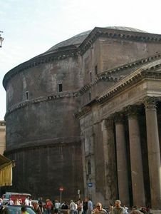 Outside the Pantheon