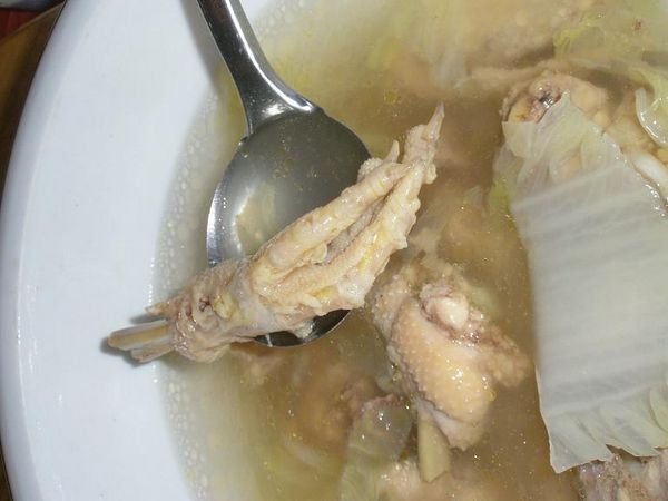 Lunch - Chicken Claw Soup