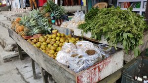     A Potin road side fruit & vegetable stall    