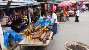 Shop selling handicrafts in the Elephant Falls area