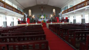 Inside view of Saint  Joseph's Cathedral
