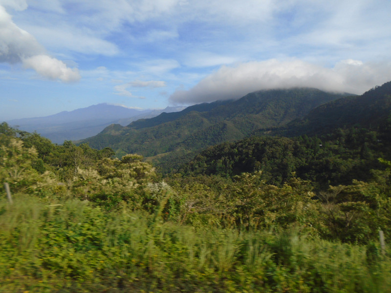driving towards Bocas del Toro