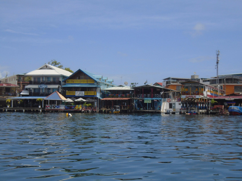 View of Bocas del Toro waterfront